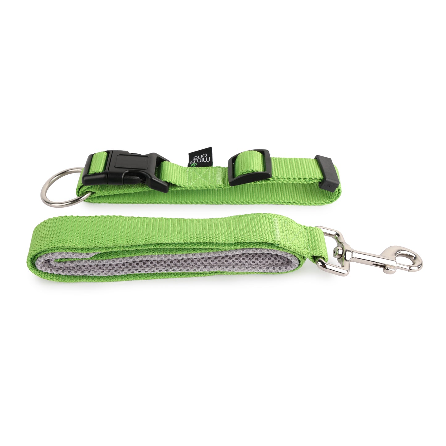 Recycled Materials Green Collar & Leash