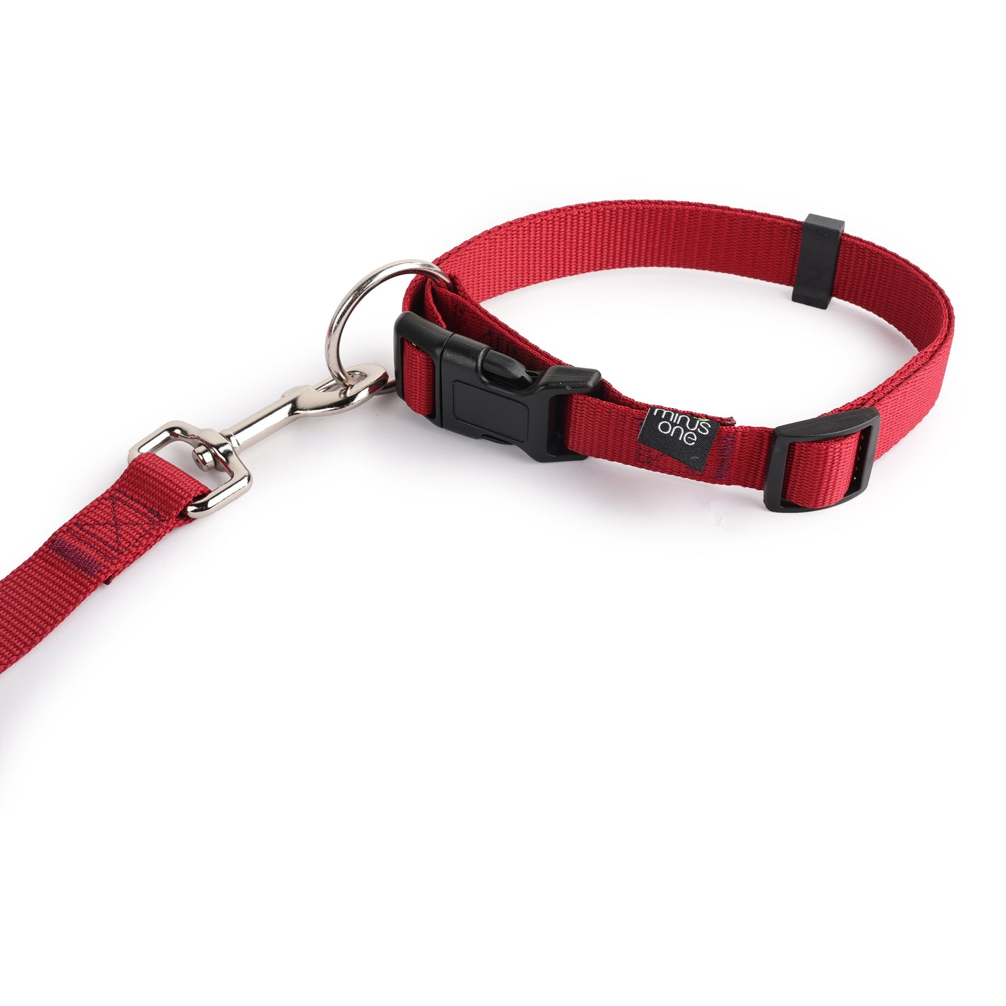 Recycled Materials Red Collar & Leash